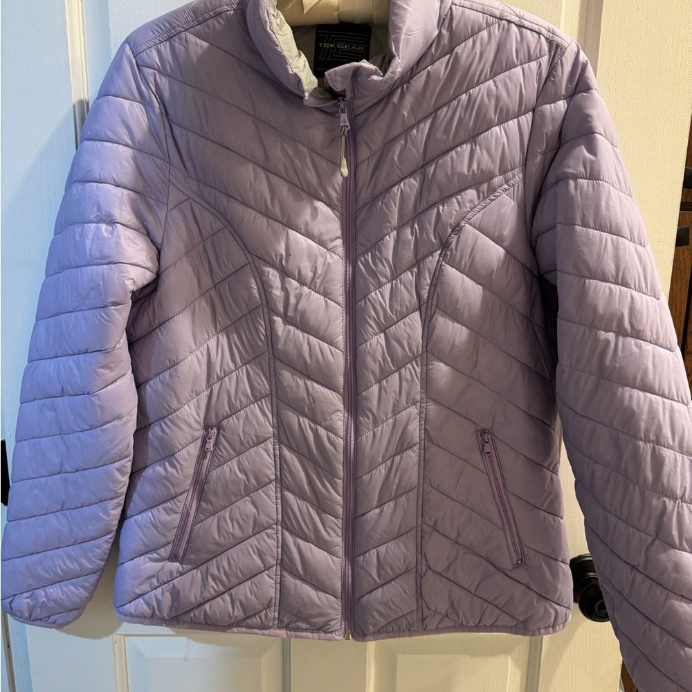 Tek Gear Women's Lavender Puffer Jacket